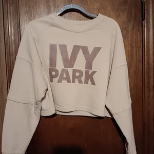 IVY PARK Women's Beige Crew Neck Sweater